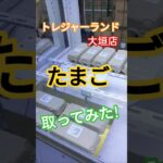 クレーンゲーム トレジャーランド大垣店 たまご 取ってみた！ #クレーンゲーム #フック #ufoキャッチャー #トレジャーランド大垣店#たまご#攻略
