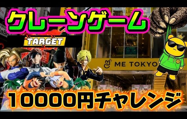 【10000円チャレンジ】残ってればワーコレもやりたい…ワンピース2種も凄くいい LIVE IN ME TOKYO SHINJUKU #クレーンゲーム #ufoキャッチャー