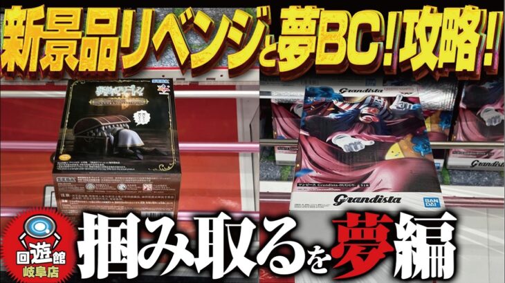 【クレーンゲーム】新景品リベンジとBCドリーム！攻略！回遊館岐阜店！