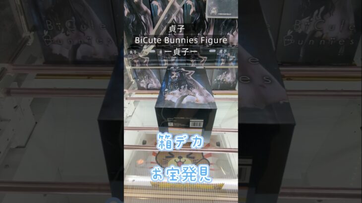 【クレーンゲーム】貞子　BiCute Bunnies Figure 貞子 橋渡し設定 デカ箱 参考動画 お宝発見 #クレーンゲーム #ゲームセンター #ufoキャッチャー #クレゲ #ゲーセン