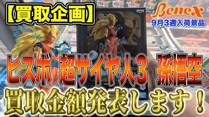 【クレーンゲーム】【買取企画】History Box 超サイヤ人3孫悟空　もう少し高いと思ったんだけど…。　おまけの食品フックや、ゲーパニでのプレイも！　＠ベネクス川崎店　＠ゲームパニック秋葉原店