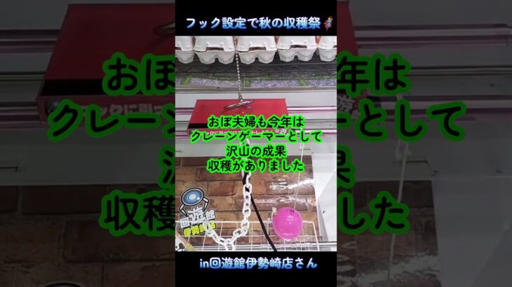 フック設定で果物をゲット🦸in回遊館伊勢崎店さん📍#回遊館伊勢崎店
