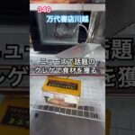 ニュースで話題のクレーンゲームで食材を獲っていこう #クレーンゲーム #ゲームセンター #フック設定 #食材 #万代書店川越店 #shorts