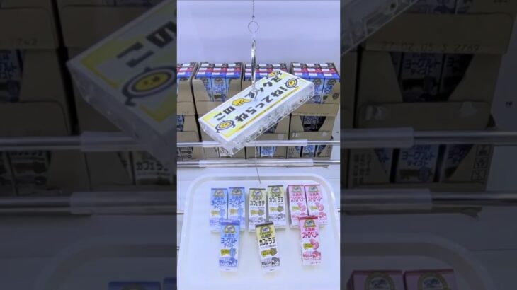 ギガステーション戸田店で塩ナッツと小岩井パックの景品をゲット #shorts