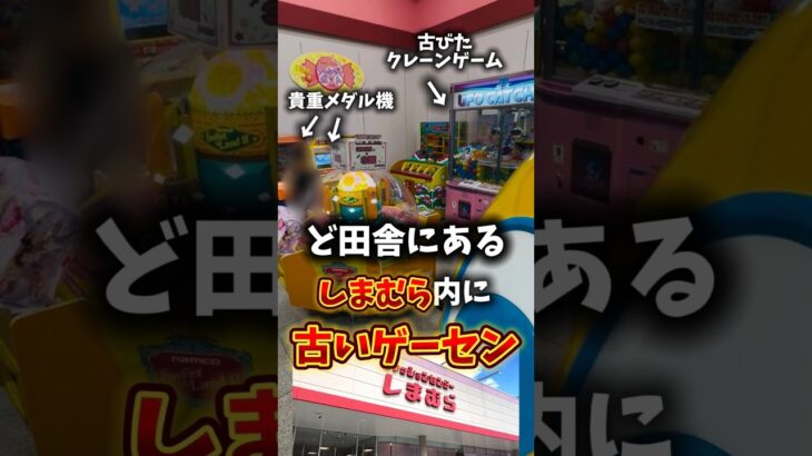 【貴重】田舎しまむらの古すぎるゲーセンが楽しすぎた!! #ゲーセン #クレーンゲーム #ゲームセンター #ufoキャッチャー #メダルゲーム#攻略#しまむら