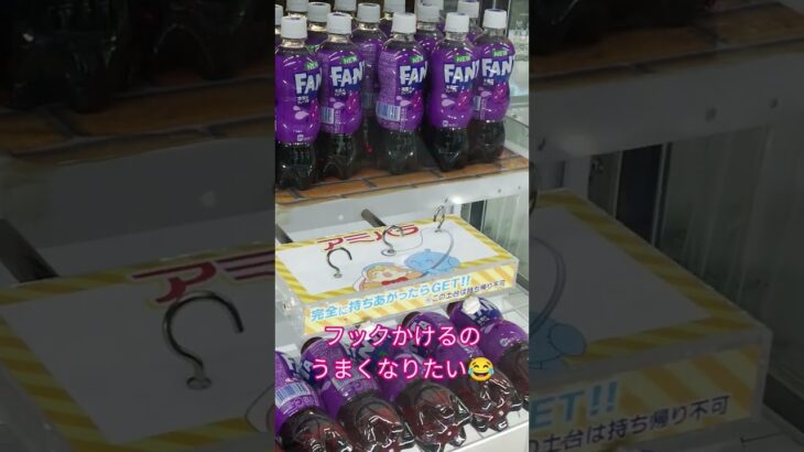 フックかけるのむずかし〜🪝 #クレーンゲーム #アミューズメント限定 #ゲームセンター #クレーンゲーム攻略 #ufoキャッチャー #ゲーセン