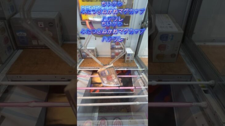 ちいかわ ふたつきおかおマグカップ ハチワレ　 #クレーンゲーム # #ufoキャッチャー #初心者 #攻略  #ベネクス川越 #ちいかわ