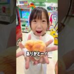 クレーンゲームでパンのスクイーズをゲットした‼︎ #ufoキャッチャー #スクイーズ #クレーンゲーム