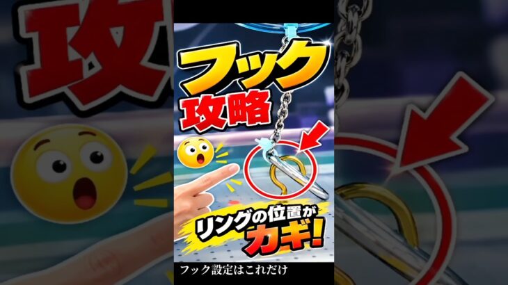 フック設定、ここ見てる？【クレーンゲーム】 #クレーンゲーム #フック #ufoキャッチャー   #clawmachine