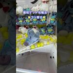 【クレゲ】最短ゲット攻略法！ #ゲームセンター #クレーンゲーム #ufoキャッチャー #ゲーセン #japantravel #clawmachine #shorts #stitch