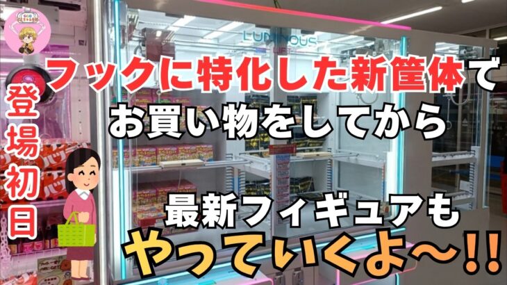 【夫婦でクレーンゲーム】回遊館養父店にフックに特化した新筐体が導入されたので、お買い物をして最新フィギュアもやっていくよ～!!＃回遊館養父店 ＃回遊館