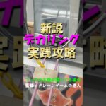 【新説デカリング　実戦攻略（右空きフックの場合）】クレーンゲームの達人が紹介する、攻略法がコレだ❗フィニッシュホールドをぜひお店で試してみて下さいね♡真実が、ここに有ります❗