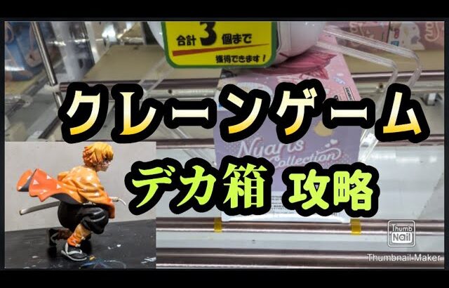 クレーンゲーム攻略【デカ箱編】やっぱりデカ箱は〇〇