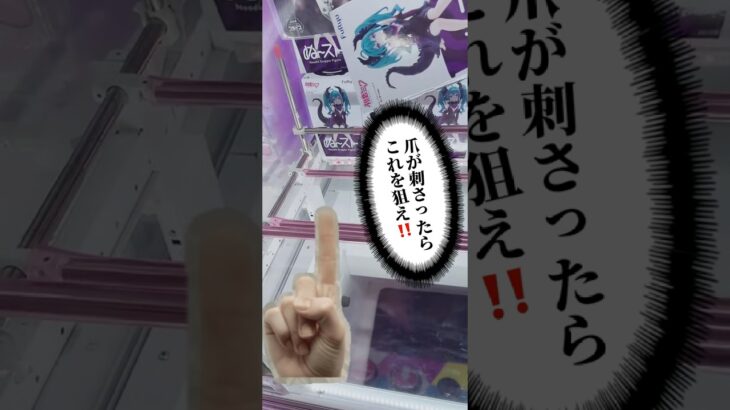 【クレーンゲーム】爪が刺さったらこれを狙え🫵 【攻略】