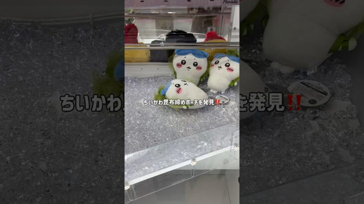 【人気景品】ちいかわ昆布締めポーチを見つけたからやってみたら…