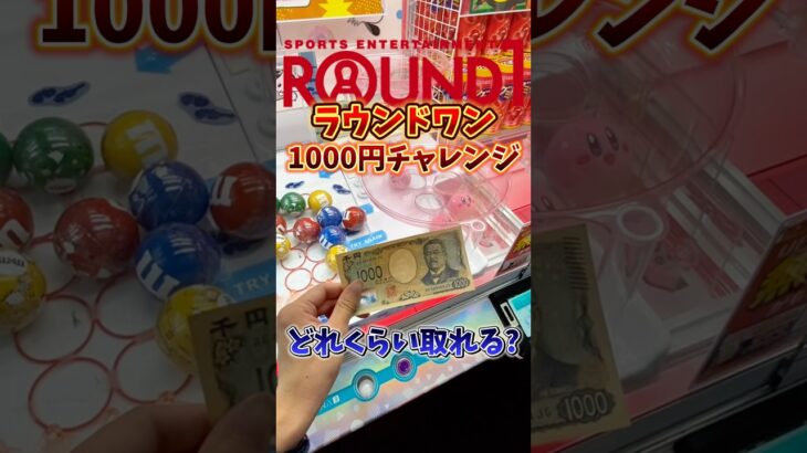 【ゲーセン】ラウンドワンでクレーンゲーム1000円分やったらどれくらい取れるのか挑戦してみた🎳