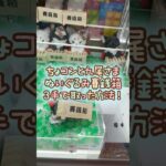 【クレーンゲーム】10/6 ラウンドワンでちょコンと九尾さまのぬいぐるみ賽銭箱を3手で簡単に取る取り方のコツをお見せします！ #shorts