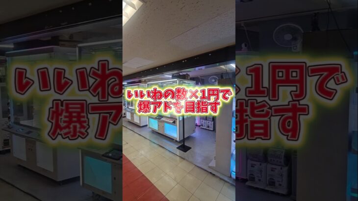 【2日目】いいねの数×1円でクレーンゲームの高額景品を狙いに行く！#ゲームセンター #クレーンゲーム #ufoキャッチャー