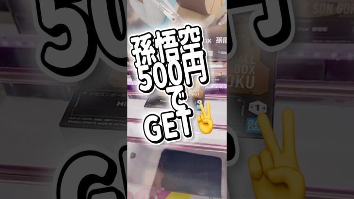 【クレーンゲーム】孫悟空500円でゲット✌️【マンガ倉庫飯塚店】