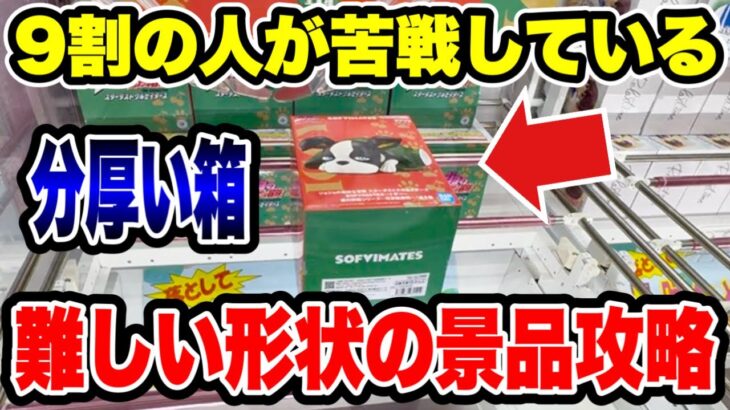 【クレーンゲーム】9割が苦戦する難しい形の景品！？攻略のコツを知ればこう取れる🔥