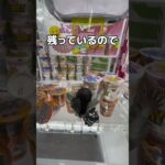 カップヌードルを崩して全部取ってみた#UFOキャッチャー #クレーンゲーム  #ゲームセンター #攻略 #shorts  #youtubeshorts