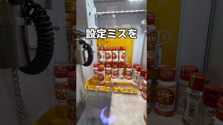 設定ミスを見つけちゃったのでたくさん取っちゃうゾ！！#UFOキャッチャー #クレーンゲーム  #ゲームセンター #攻略 #shorts  #youtubeshorts