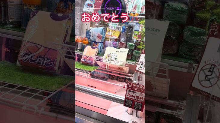 ウマスギ！美しいゲットの模範です  #shorts  #cranegame  #フック #夾娃娃機 #ゲームセンター ＃ゲーセン＃倉庫系 #クレーンゲーム #スタバ