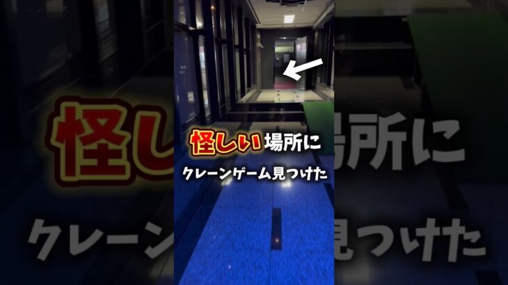 夜の怪しい場所にクレーンゲーム見つけたのでやってみたら…#ゲーセン#ufoキャッチャー #クレーンゲーム #ゲームセンター#攻略