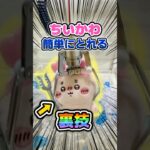 ちいかわを簡単にとる裏技教えるよ!![クレーンゲーム]
