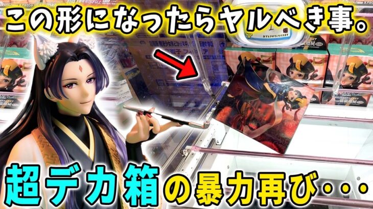【クレーンゲーム】めちゃくちゃデカい箱の薬屋のひとりごと 壬氏 九尾＆猫猫 殭屍フィギュアを最速初日攻略に挑んでみた結果がこちら。その他 初音ミク 万代書店川越店