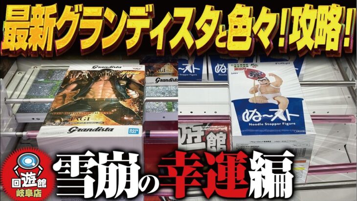 【クレーンゲーム】最新グランディスタと色々！ラッキーも！攻略！回遊館岐阜店！